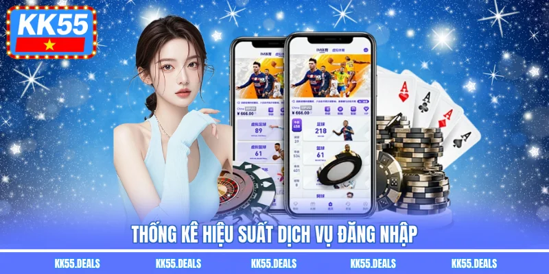 Thống kê hiệu suất dịch vụ đăng nhập